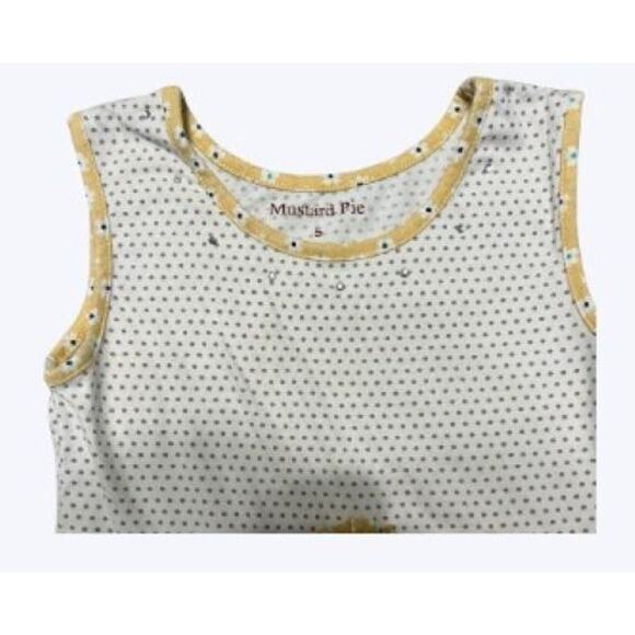 Mustard Pie 5T Dress for Girls Ruffle Tunic Flowered Dress - Picture 3 of 5